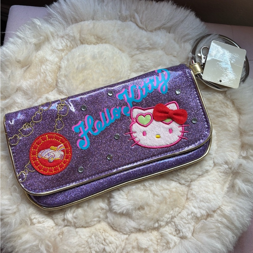 Hello Kitty Purple and Red Glitter Bag